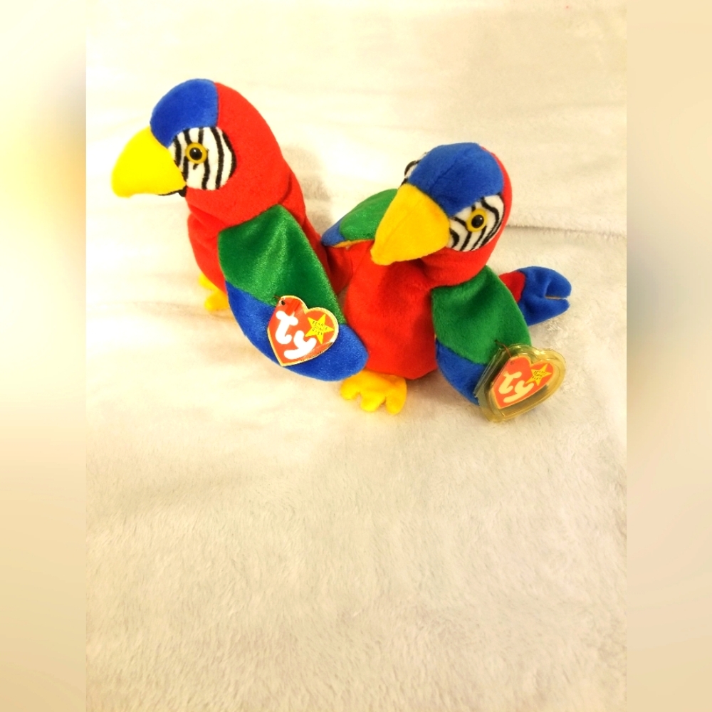 I have two original ty beanie baby birds jabber